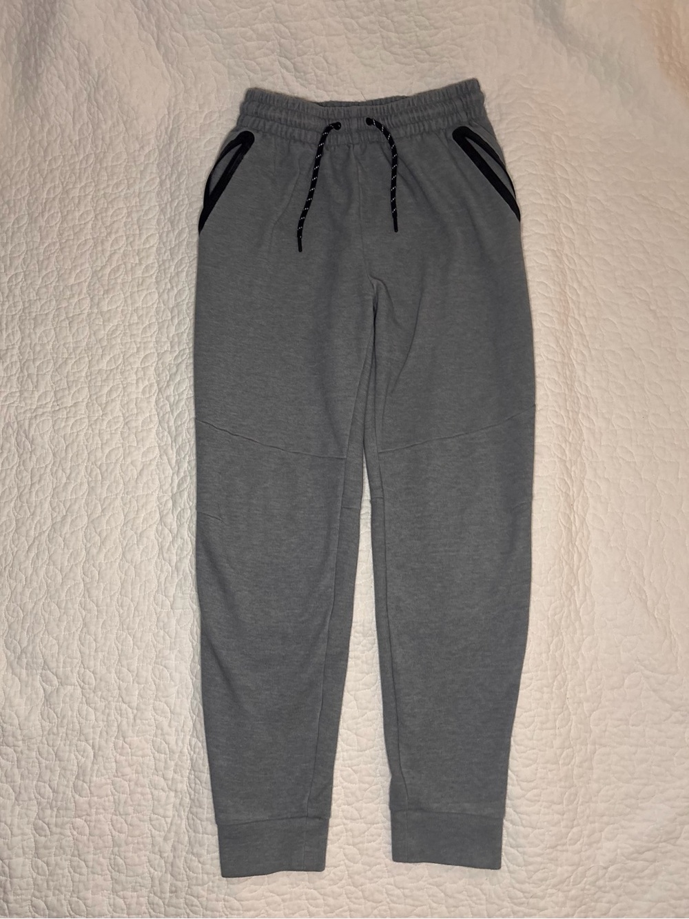 Tek Gear Essential Fleece Gray Jogger Pants Size Small